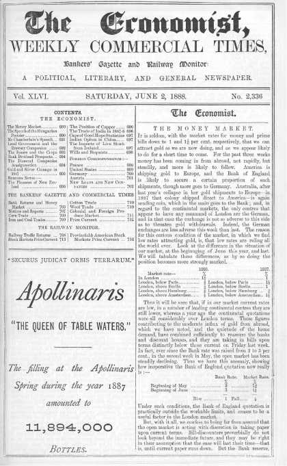 Economist - June 2, 1888
