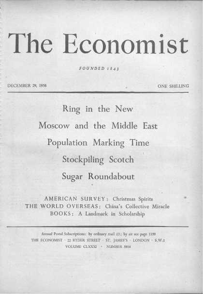 Economist - December 29, 1956