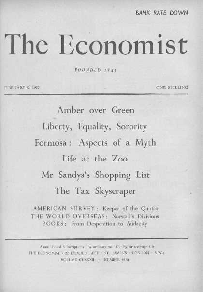 Economist - February 9, 1957