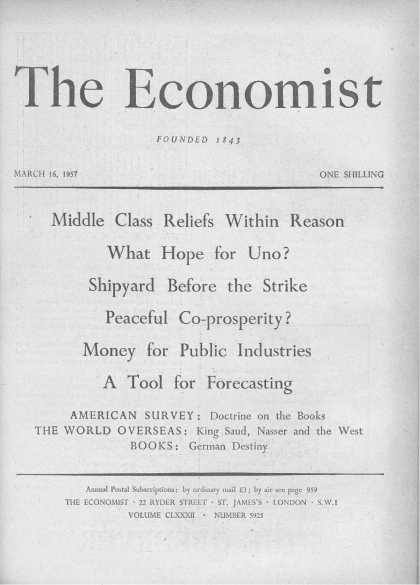 Economist - March 16, 1957
