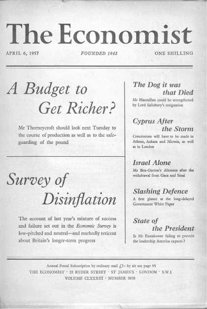 Economist - April 6, 1957