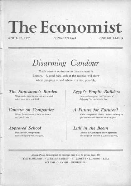 Economist - April 27, 1957