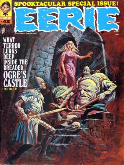 Eerie 42 - Spooktacular Special Issue - Ogres Castle - Skull - What Terror Lurks Deep Inside - Giant Head