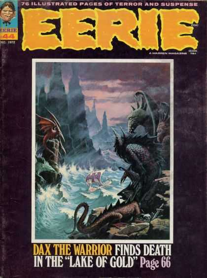 Eerie 44 - Dragon - Scary - Lake Of Gold - Dax The Warrior - Finds Death
