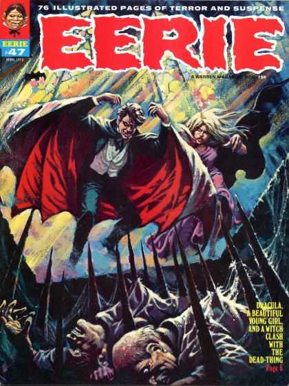 Eerie 47 - Bat - Wings - Cape - Fangs - Dead