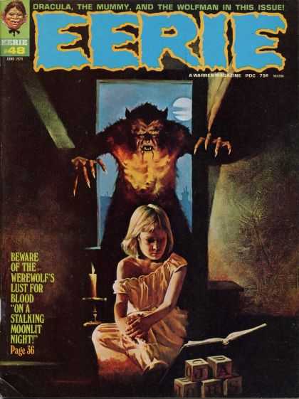 Eerie 48 - Dracula - The Mummy - The Wolfman - Issue - Werewolf