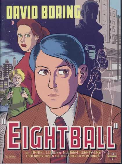 Eightball 21 - David Boring - Ghost - Guns - Gun - City - Daniel Clowes