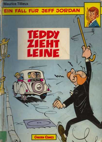 Ein Fall Fuer Jeff Jordan 1 - Maurice Tilleux - Ein Fall Fur Jeff Jordan - Carlsten Comics - Car - Road