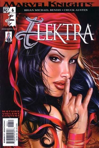 Elektra 6 - Marvel Comics - Female Superheros - Mature Content - Pirates - Brian Michael Bendis And Chuck Austen - Deodato Fiho, Greg Horn