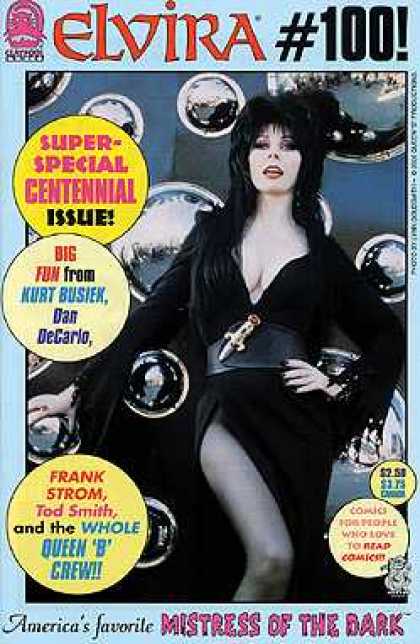 Mistress Of The Dark - Black Dress - Long Hair - Special Issue - Queen B Elvira 100 - Mistress Of The Dark - Black Dress - Long Hair - Special Issue - Queen B