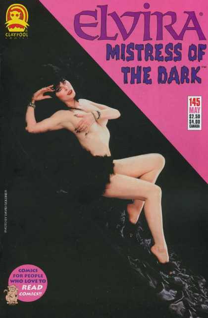 Elvira 145 - Claypool - Cat - Mistress Of The Dark - Woman - Read Comics