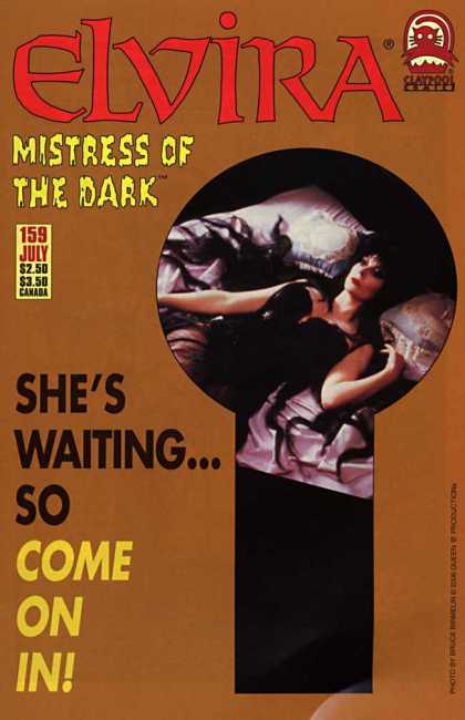 Elvira 159 - Woman - Mistress Of The Dark - Claypool - Cat - Shes Waiting