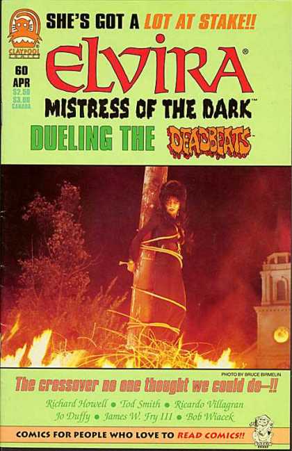 Big Hair - Witch - Black Sexy Dress - Fire - Mistress Elvira 60 - Big Hair - Witch - Black Sexy Dress - Fire - Mistress