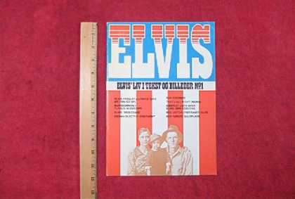 Elvis Presley Books - 1976 Elvis Presley Souvenir Program: (Original): Elvis Liv I Tekst Og Billeder N