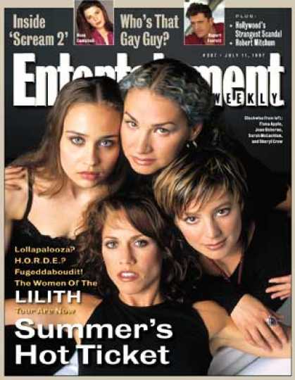 Entertainment Weekly - Sheryl Crow and Fiona Apple Talk About Lilith Fair (1997)