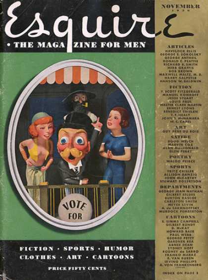 Esquire - 11/1936