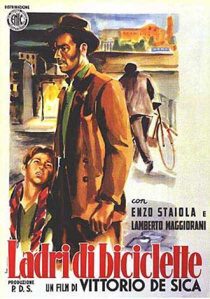 Essential Movies - Ladri Di Biciclette Poster