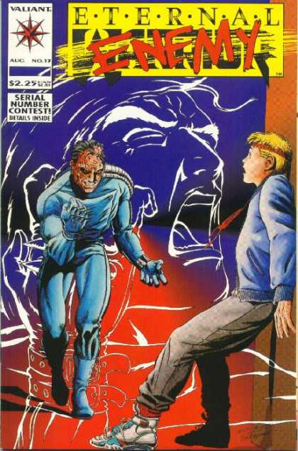 Eternal Warrior 13 - Evil Villain - Frightened Boy - Headband - Sneakers - Screaming Face - Jimmy Palmiotti