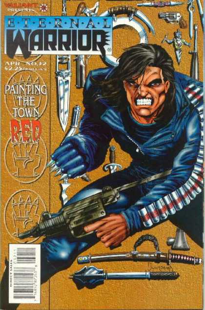 Eternal Warrior 32 - Painting The Town Red - Blades - Teeth - Guns - Claws - Jan Duursema