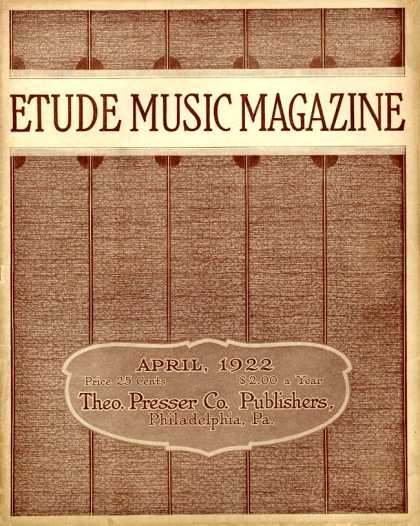 Etude - 4/1922