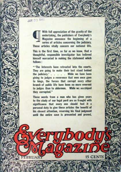 Everybody's Magazine - 2/1912