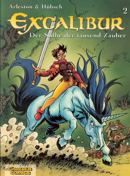 Excalibur 2 - Teenage King Author - German Comics - Unicorns - Adventures In Camelot - Carlsen Comics - Alan Davis
