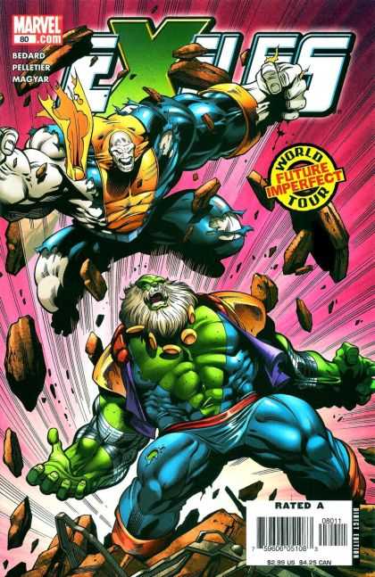 Exiles 80 - Marvel Comics - Hulk - World Tour - Future Imperfect - Bedard
