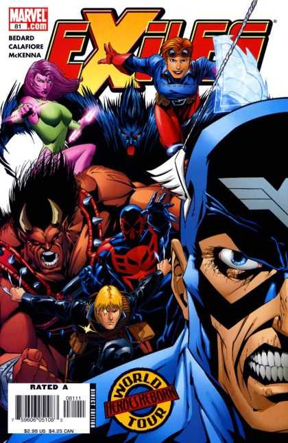 Exiles 81 - Marvel - Marvel Comics - Mutants - Captain America - Super Heroes