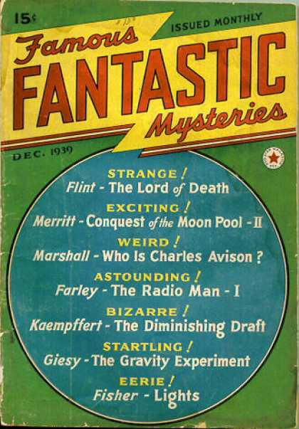 Famous Fantastic Mysteries - 12/1939