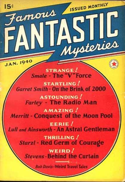 Famous Fantastic Mysteries - 1/1940