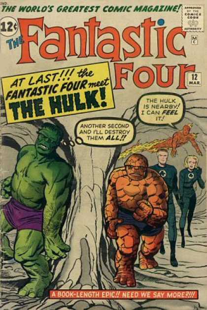 Fantastic Four 12 - Invisible Woman - Mr Fantastic - Hulk - Thing - The Hulk - Jack Kirby, Jim Lee