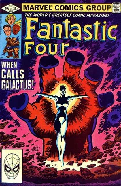 Fantastic Four 244 - Galactus - Marvel Comics Group - Greatest Comic Magazine - Invisible Woman - Ben - John Byrne