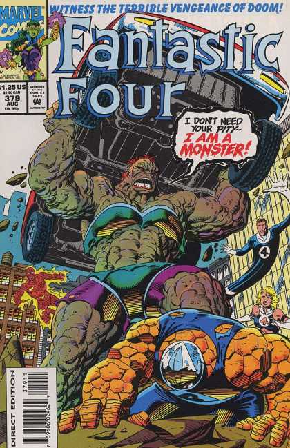 Fantastic Four 379 - Monster - Mr Fantastic - The Human Torch - The Invisible Woman - The Thing - Paul Ryan