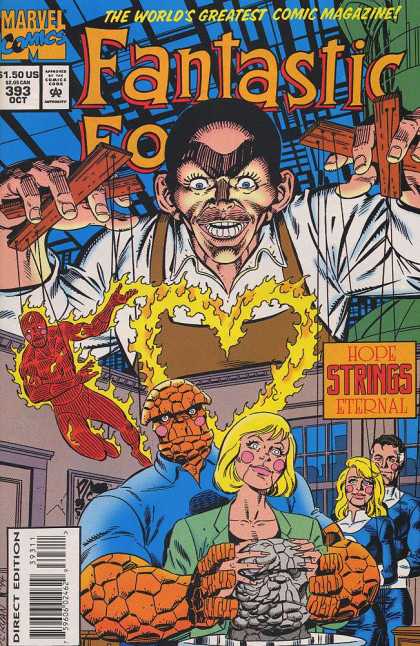 Fantastic Four 393 - Marvel - Comics Code - Hope Strings Eternal - The Thing - Human-torch - Paul Ryan
