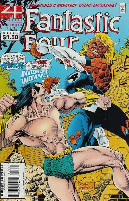 Fantastic Four 404 - Worlds Greates Comic Magazine - Invisible Woman - Namor - Muscles - Punch - Paul Ryan