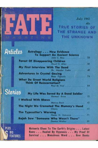 Fate - July 1961