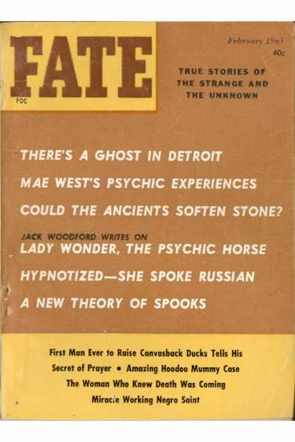 Fate - February 1963