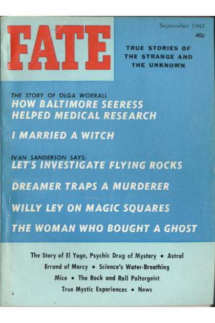 Fate - September 1963