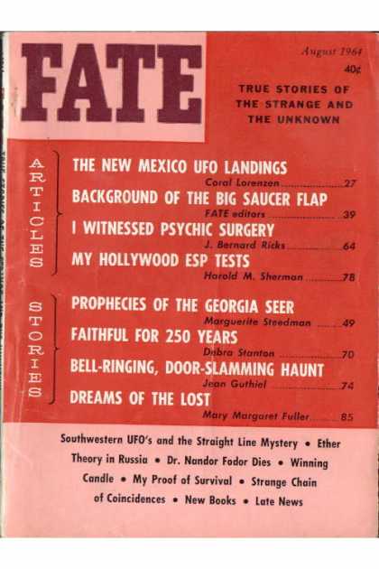 Fate - August 1964