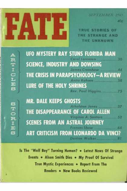 Fate - September 1965