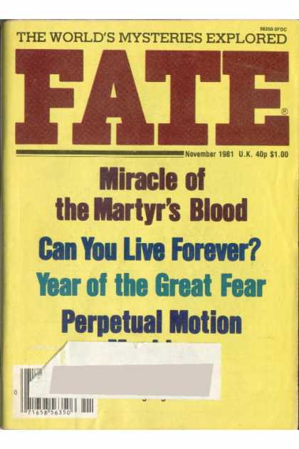 Fate - November 1981