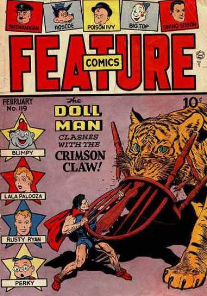 Feature Comics 119 - Doll Man - Roscoe - Poison Ivy - Big Top - Lala Palooza