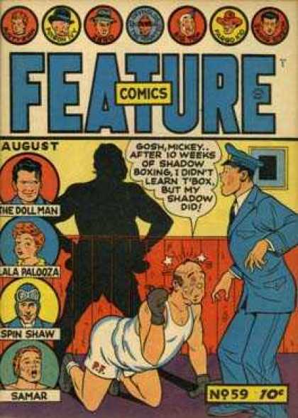 Feature Comics 59 - The Dollman - Lala Palooza - Spin Shaw - Samar - Shadow Boxing