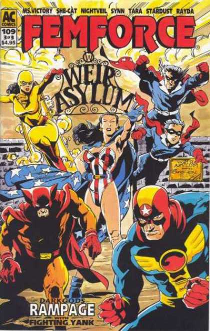 Femforce 109 - Ms Victory - She-cat - Nightveil - Weir Asylum - Costums - Mark Heike