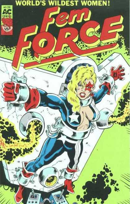 Femforce 24 - Strong Girl - Keychain - Powerful - Power - Wonder Girl