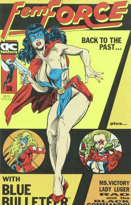 Femforce 38 - Back To The Past - Blue Bulleteer - Ms Victory - Lady Luger - Rad And The Black Commando