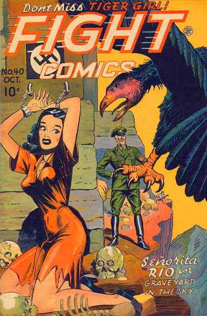 Fight Comics 40 - Bird - Man - Woman - Lady - Guy