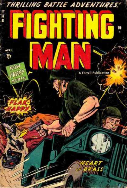 Fighting Man 6 - Jeep - Army - Explosion - Gun - Flak