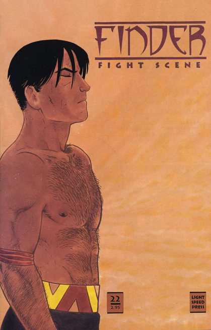 Finder 22 - Fight Scene - Bare Chest - Hairy - Closed Eyes - Belt