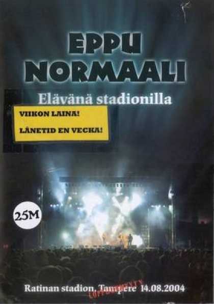 Finnish DVDs - Eppu Normaali - Live
